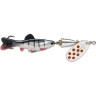 Блесна вращающаяся BLUE FOX Vibrax Chaser 8 г с силиконовой рыбкой, BFVCH2-S (цвет S)